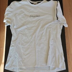 Calvin Klein White Short Sleeve Tee